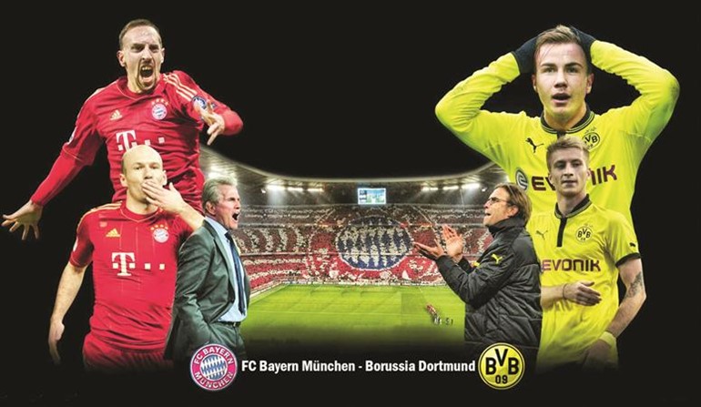 بوروسيا دورتموند يستضيف بايرن ميونيخ في البوندسليغا في بروفة لنهائي الابطال