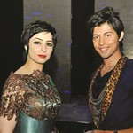 ومع مصممة الازياء شروق سالمين ﻿