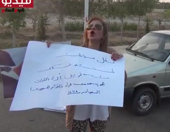 بالفيديو.. زلة لسان لمحامية مبارك: «إن شاء الله هتثبت إدانته»