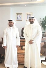 د نايف الحجرف مع فهد العبدالجادر﻿