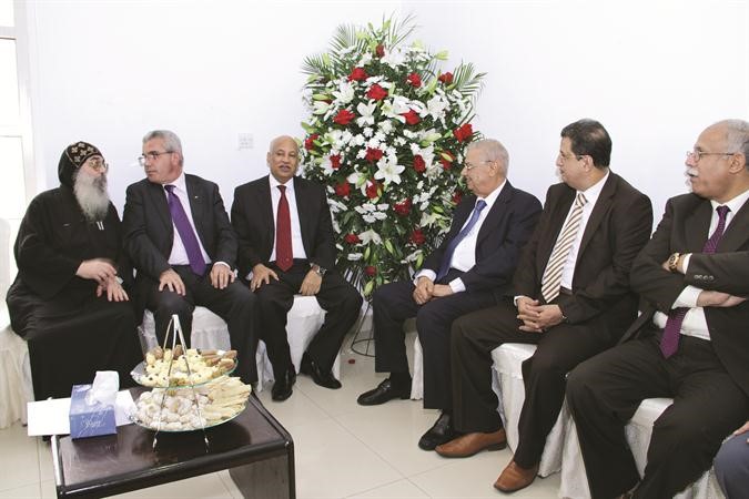 السفيران المصري والفلسطيني وعدد من الديبلوماسيين يهنئون