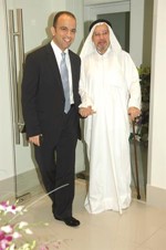 عبدالله الصراف مع دعبدالعزيز المطير