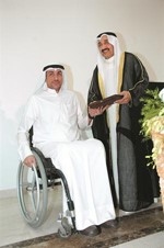 ويكرم احد ذوي الاحتياجات الخاصة