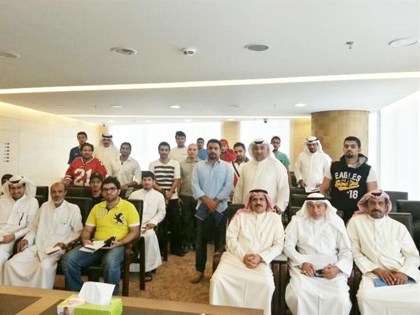 مديرو المحطات لدى الاولى للوقود خلال الدورة التدريبية 