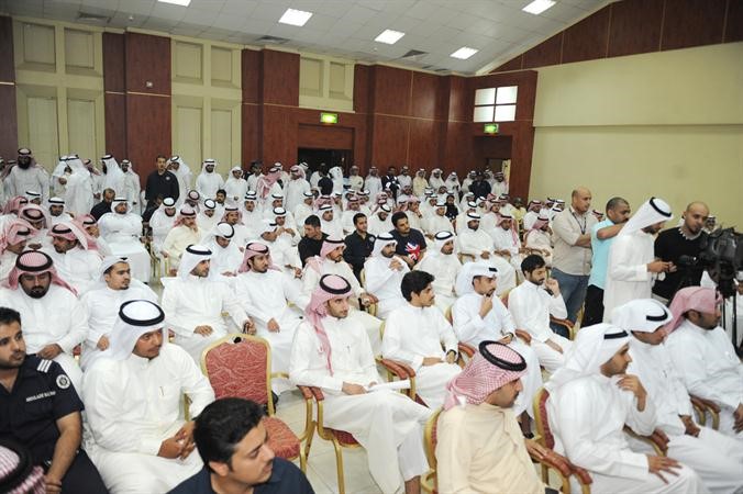 حضور كبير اثناء انعقاد الجمعية العمومية قاسم باشا