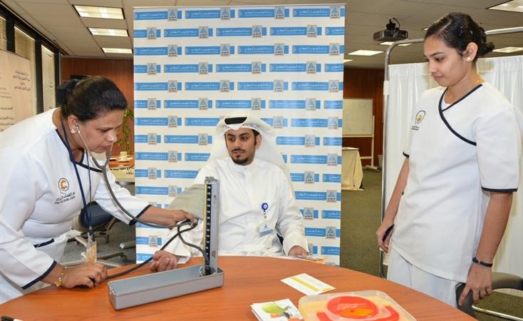 جانب من استضافة الدولي للفريق الطبي من دار الشفا كلينك