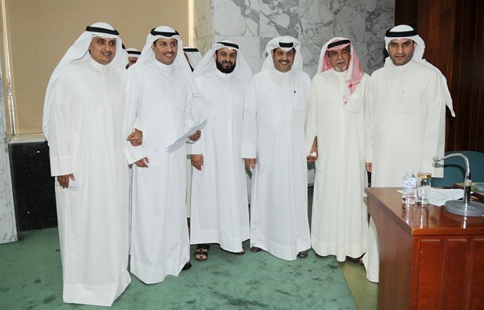 عبدالله الكندري ومحمد المفرج وفرز المطيري وعبدالله العنزي واحمد البغيلي واحمد المنفوحي فريال حماد