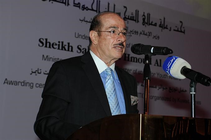 عدنان سعد يلقي كلمته