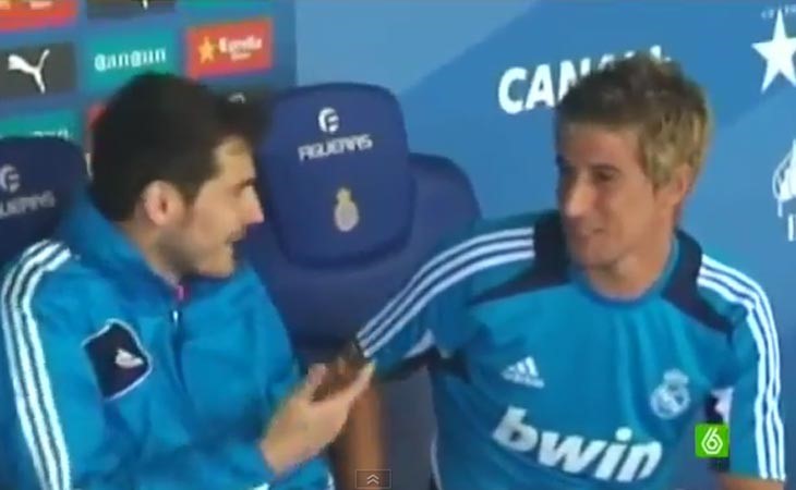 بالفيديو.. مشهد «كوميدي».. في دكة بدلاء ريال مدريد