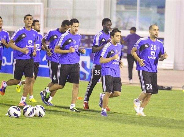 لاعبو الهلال استعدوا بجدية لمباراة لخويا المصيرية موقع الهلال
