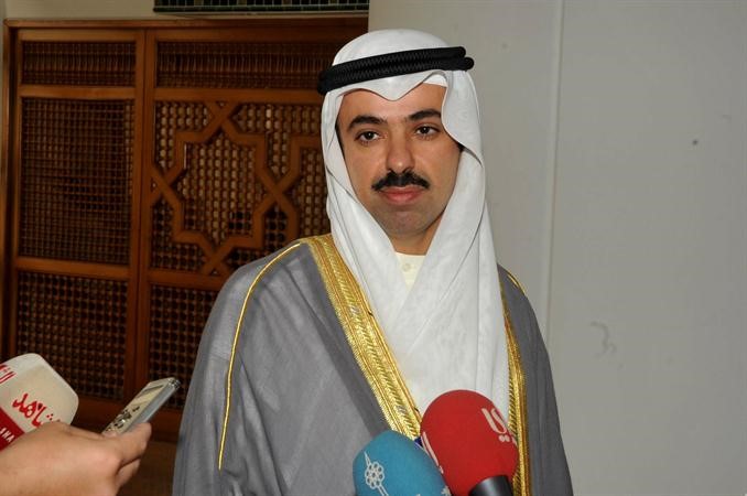 رئيس مجلس الامة علي الراشد خلال دخوله المجلس امس متين غوزال
