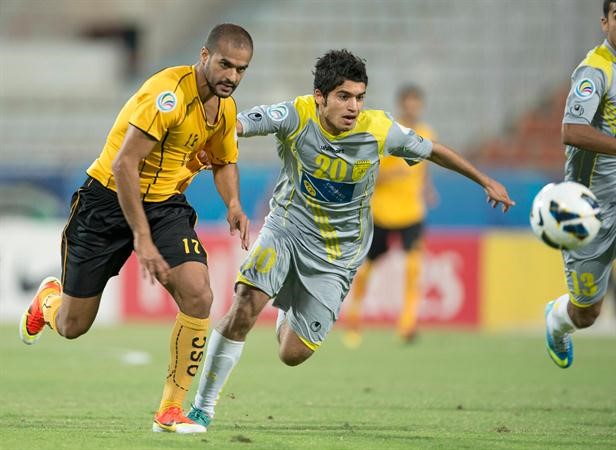 النجم بدر المطوع قاد القادسية للتاهل الى ربع نهائي كاس الاتحاد الاسيوي الازرق كوم