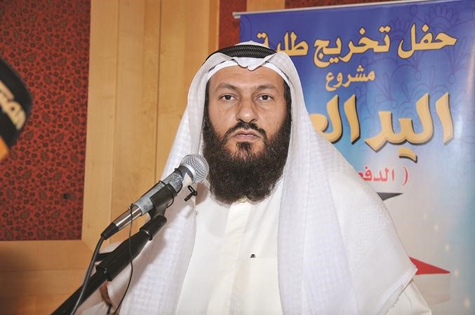 محمد هايف ملقيا كلمته في الحفل﻿
