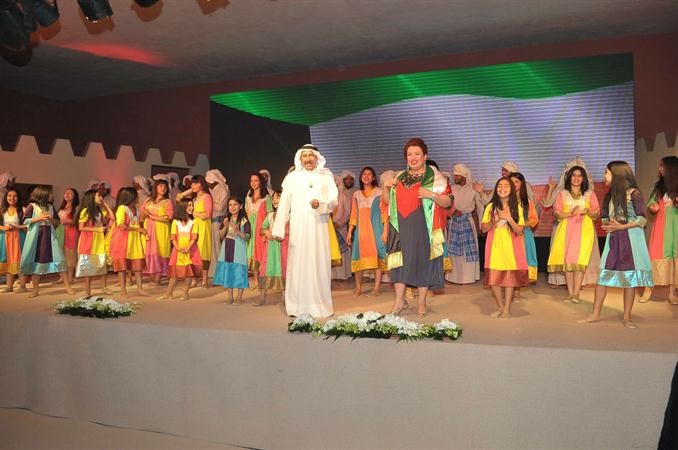عبد الكريم عبد القادر ومنى شداد خلال الاوبريت