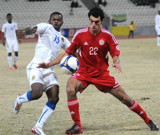 فيليب باولي خلال احدى المباريات مع منتخب لبنان
