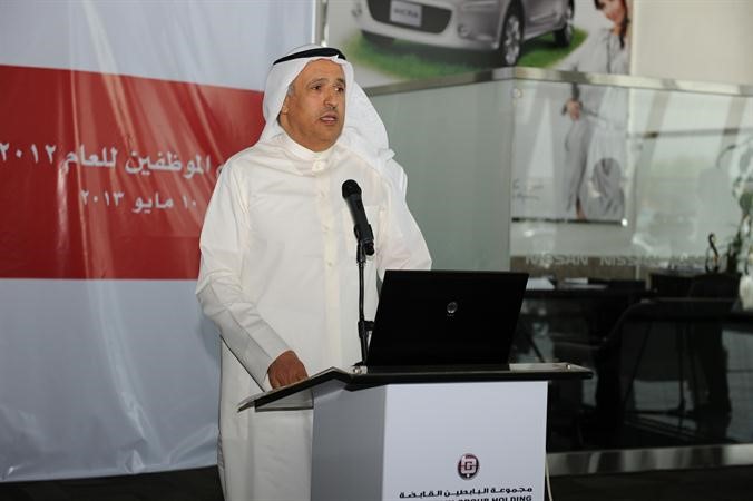 الرئيس التنفيذي لمجموعة البابطين صالح البابطين يلقي كلمته