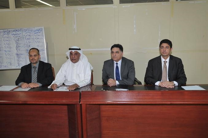 محسن دهقاني ومحمد الجاسر خلال عمومية الشركةاسامة ابوعطية
