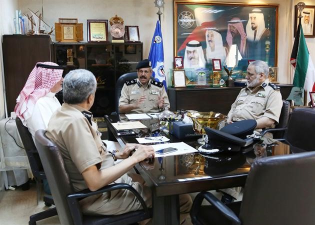 اللواء الشيخ فيصل النواف مترئسا الاجتماع
