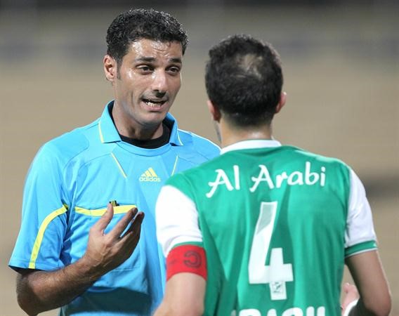 الحكم علي محمود يتحدث لمحمد جراغ