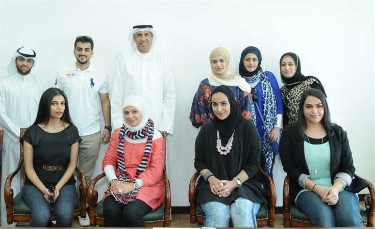 جانب من المشاركين في برنامج دعم بوبيان لمهندسي المستقبل