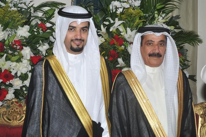 سعد زنيفر ونجله المعرس محمد زنيفر في لقطة للذكرى