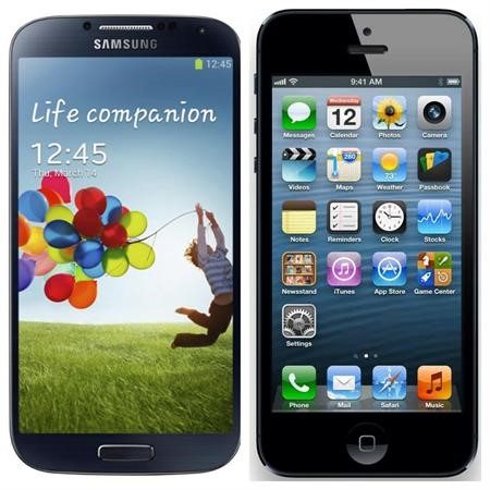 مقارنة بين «‏Apple I Phone 5‏» و«‏Samsung Galaxy S4»