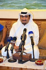 خالد الروضان يتحدث في الاجتماع