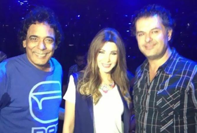 بالفيديو.. محمد منير مغازلاً نانسي : قولي يا "مزة" قولي