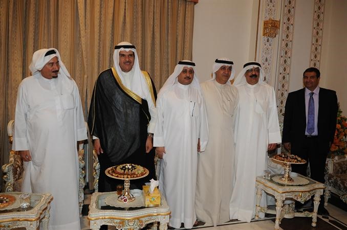 الشيخ سلمان الحمود ومعلي اليوحة وفيصل الدويش ود بدر الدويش وفؤاد الشطي