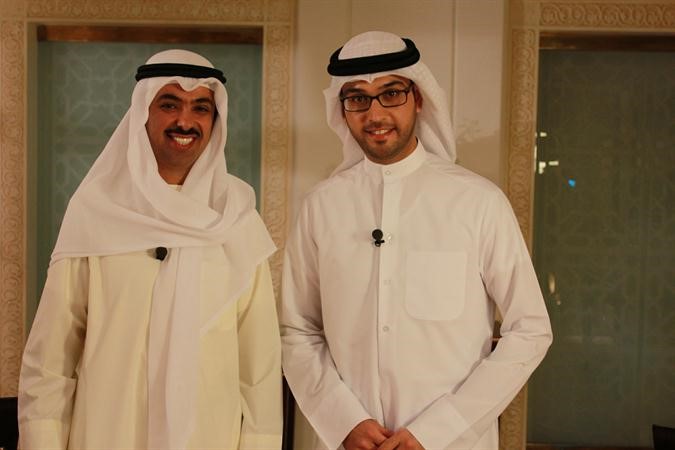 علي الراشد مع مذيع قناة الكوت عمار تقي