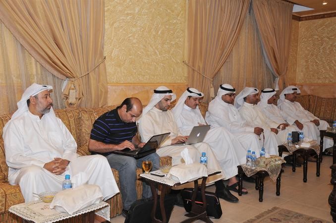 جانب من الحضور الاعلامي 	محمد خلوصي﻿