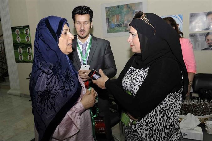 د وفاء القريني المرشحة الوحيدة تتحدث للزميلة حنان عبدالمعبود
