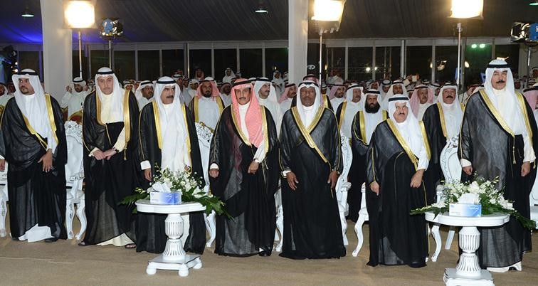 الشيخ محمد الخالد ومحمد شرار والشيخ علي العبدالله والشيخ د ابراهيم الدعيج والشيخ مبارك الفيصل والشيخ فيصل الحمود والشيخ صباح الناصر