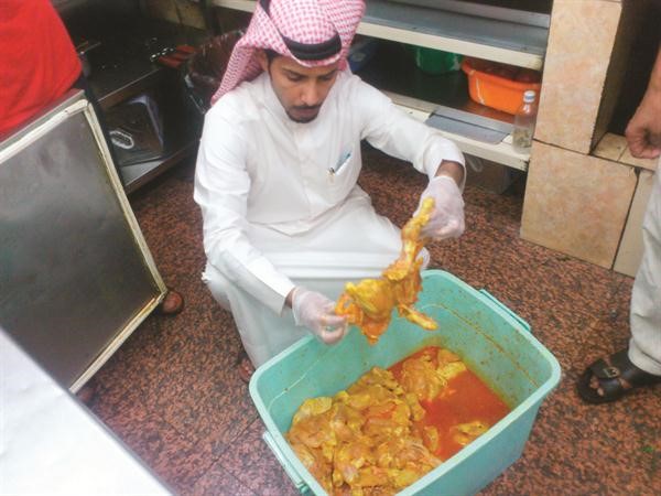 الكشف على صلاحية الدجاج 