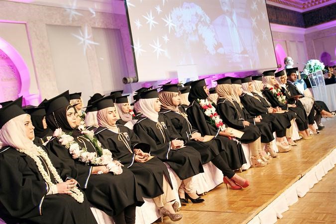 جانب من حفل تخرج طلبة كلية العلوم الطبية المساعدة في جامعة الكويت