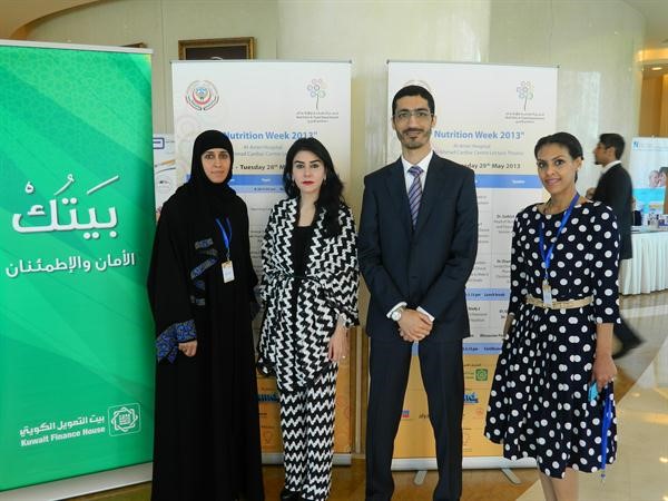 دافراح الصراف تتوسط دمحمد الجناعي وريم الرفاعي على هامش اسبوع التغذية