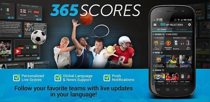تطبيق «‏‎365 Scores» لمتابعة الأخبار الرياضية أولاً بأول