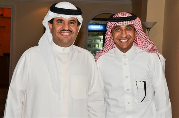 محمد المشعل مع الشيخ دعيج الخليفة