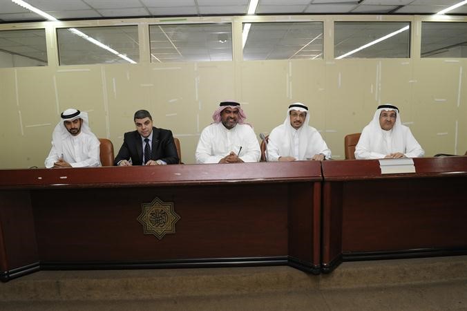 عبدالمجيد بنان خلال عمومية شركة برج هاجر 	هاني عبدالله
