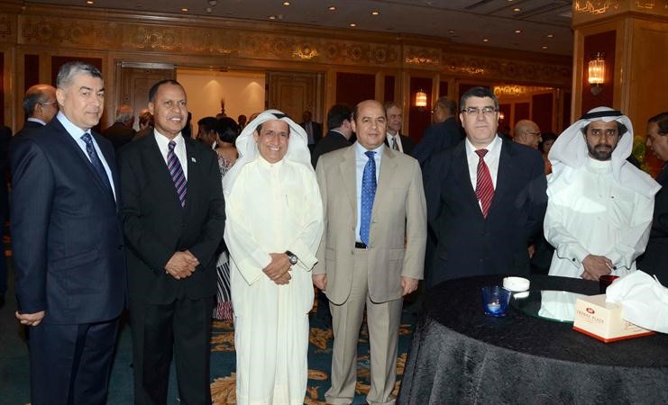 سفراء افغانستان والصومال وتونس والجزائر خلال الاحتفال