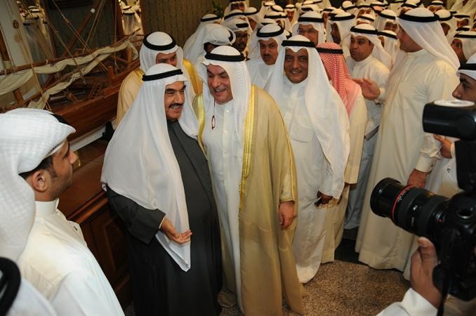محمد الصقر مع الحضور في دعوة سمو الشيخ ناصر المحمد