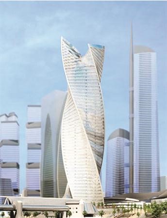 ناطحات السحاب الملتوية حول العالم