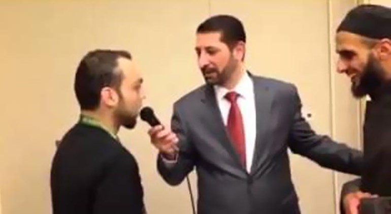 بالفيديو.. أميركي يُعلن إسلامه بسبب د. محمد نوح القضاة