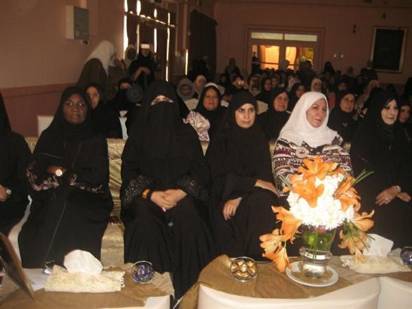جانب من الحضور النسائي خلال الحفل