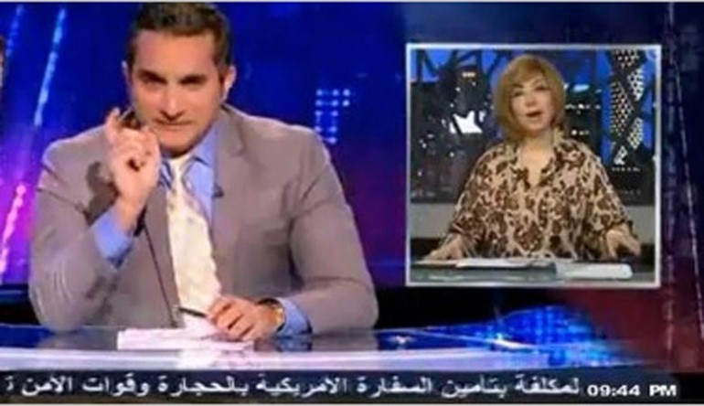 بالفيديو.. لميس الحديدي ترد على سخرية باسم يوسف من ملابسها وتذكره بقميصه «البينك»