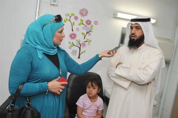 المراجع محمد الحسيني متحدثا الى الانباء	 سعود سالم﻿