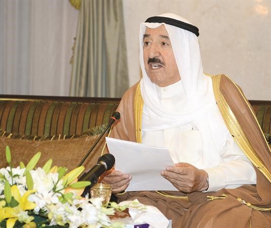 سمو الامير يلقي كلمته في الحفل