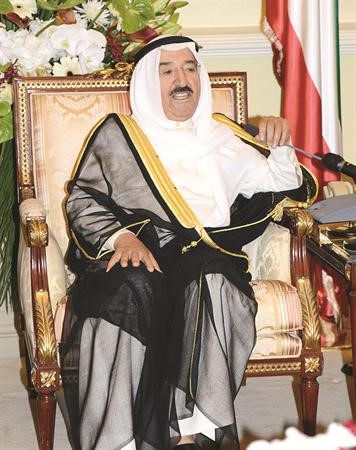 صاحب السمو الامير متحدثا خلال الحفل﻿