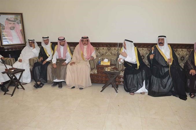 فلاح بن جامع ومبارك بن جشعم ومهلهل السعيد وعدوان الطوالة وحسين البراك ومحمد بن فراج الضيغمي﻿