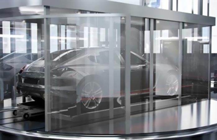 بالفيديو.. "بورشة" تصمم مصعداً خاصاً للسيارات داخل الشقق الفاخرة